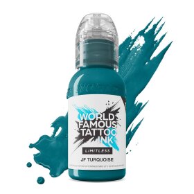 World Famous Limitless Tattoo Ink - JF Turquoise 1oz -...