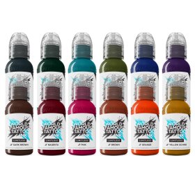 World Famous Limitless Tattoo Ink - Jay Freestyle Set 12...