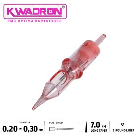 Kwadron PMU Optima Needle Cartridges 3er Round Liner -...