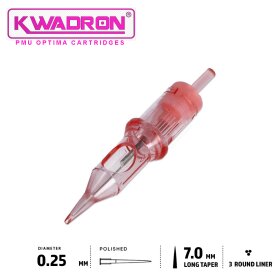 Kwadron PMU Optima Needle Cartridges 25/3er Round Liner -...
