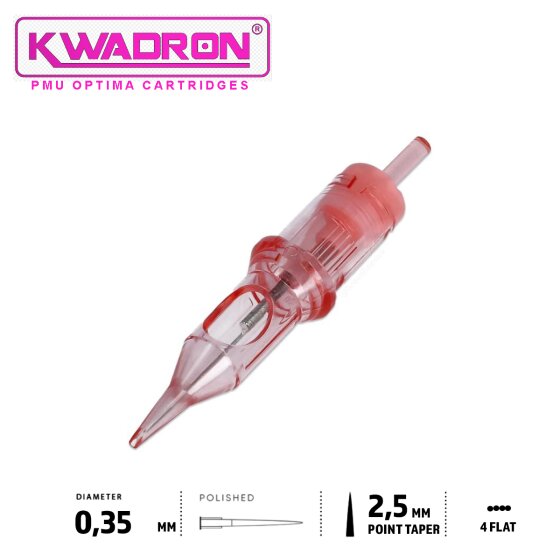 Kwadron PMU Optima Needle Cartridges 35/4 FLPT - Point Taper 1200x1200 jpeg