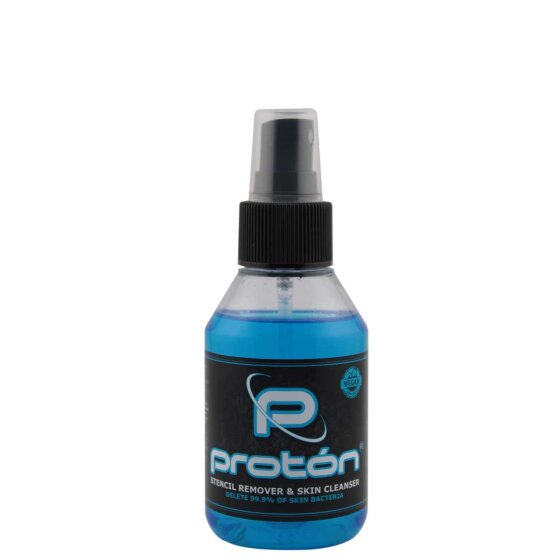 Proton Stencil Remover und Cleansing Spray blau in 100ml Sprayflasche zur Entfernung von Tattoo Schablonen auf der Haut 1200x1200.jpeg