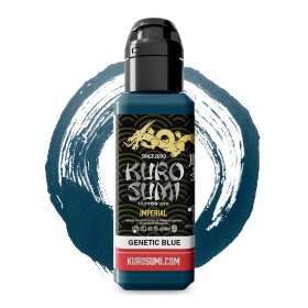 Kuro Sumi Imperial tattoo color Genetic Blue in 1,5oz -...