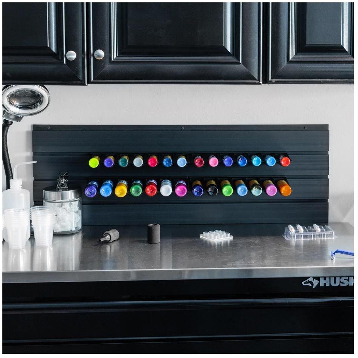 Tattoo Ink Shelf Plug In System Wall Mount