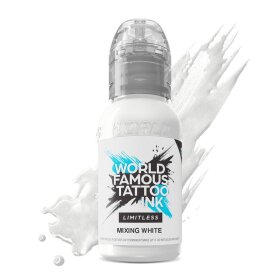 World Famous Limitless Tattoo Farbe - Mixing White - 30ml...