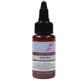 Bottle of Tattoo Color Intenze Dark Red 1oz - buy at...