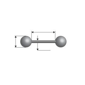 Graphic on how to properly measure a barbell