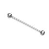 Barbell 1,2mm x6mm mit zwei 3mm Kugeln Chirurgenstahl poliert