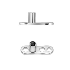 Dermal Anchor - Titanium silver